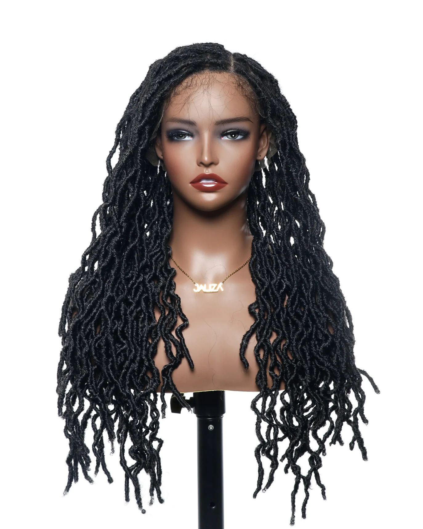 Salon-Level Knotless Locs HD Full Lace 24