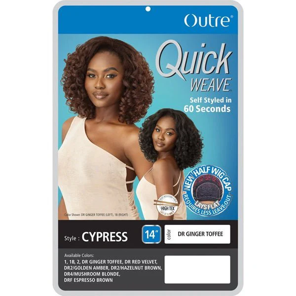 Outre Quick Weave Synthetic Half Wig - CYPRESS - Airhomei