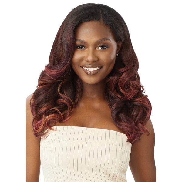 Outre Big Beautiful HH Blend Leave Out U Part Wig - DOMINICAN BODY CURL 20