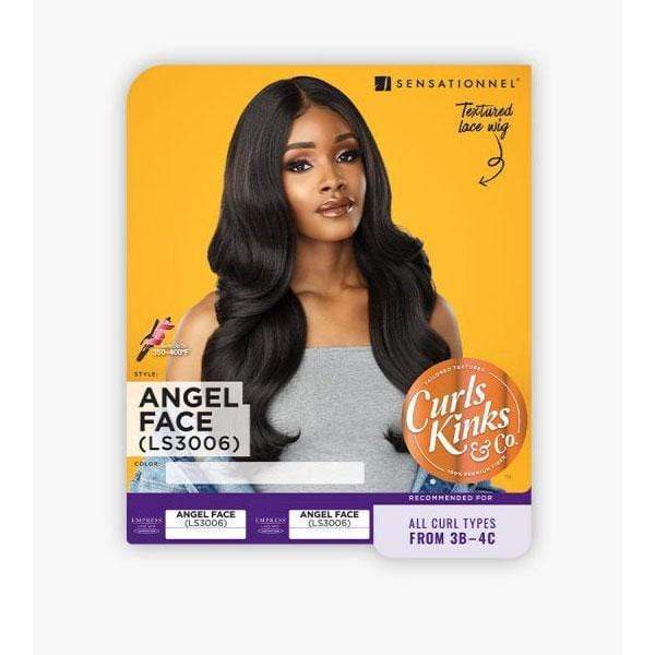 Sensationnel Empress Curls Kinks & Co Synthetic Lace Front Wig - ANGEL FACE - Airhomei