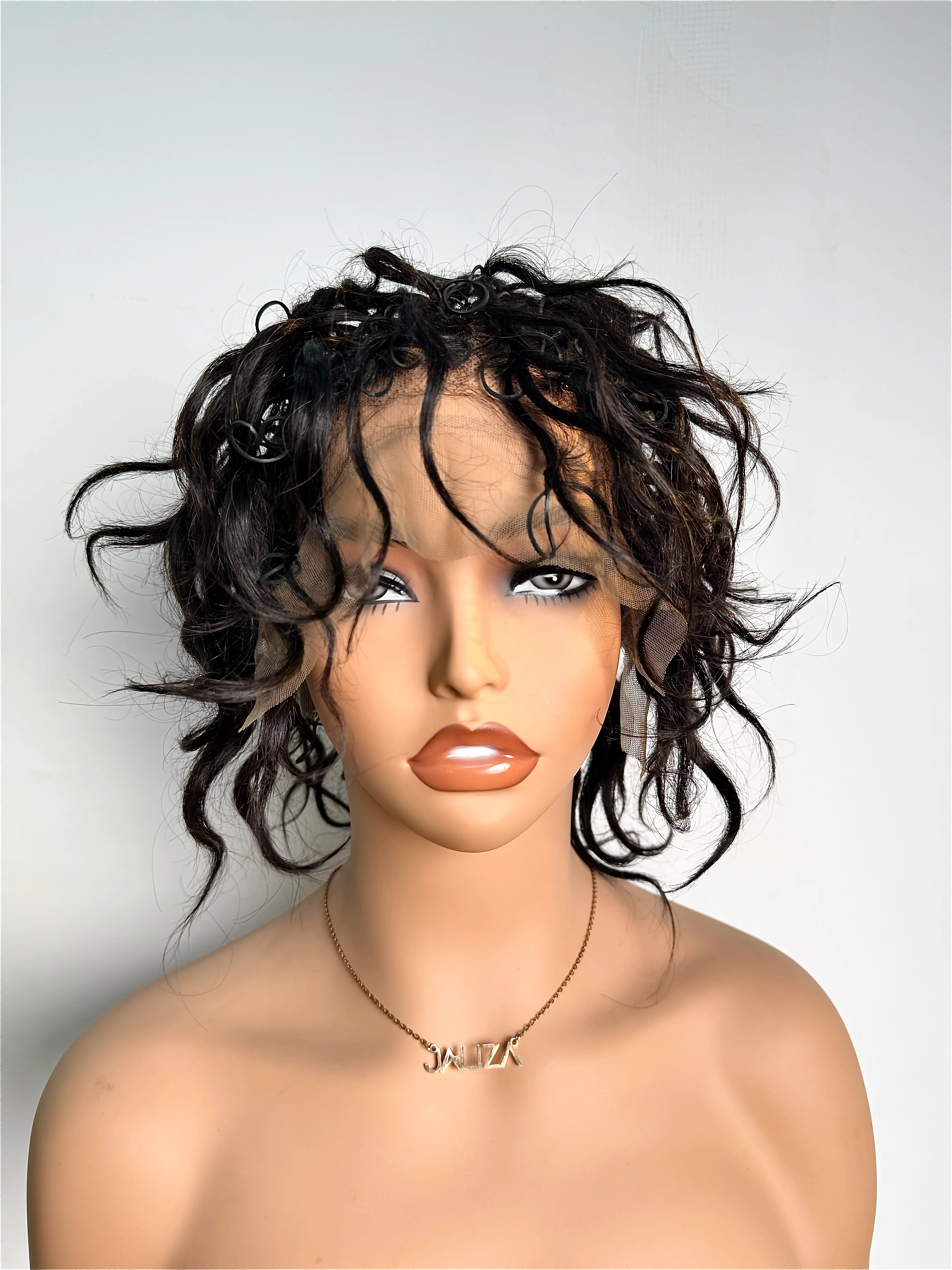 100% Hand-Tied Full Lace HD Wig Cap for Hair Braiding - Suitable for Alopecia Men & Women - Airhomei