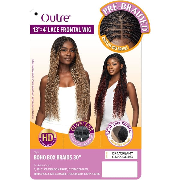 Outre 13x4 HD Pre-Braided Lace Front Wig - BOHO BOX BRAID 30