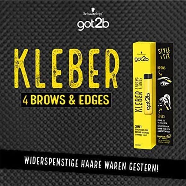 Got2b Glued 4brows & Edges 2in1 Gel - Strong hold - 16ml - (C) - Airhomei