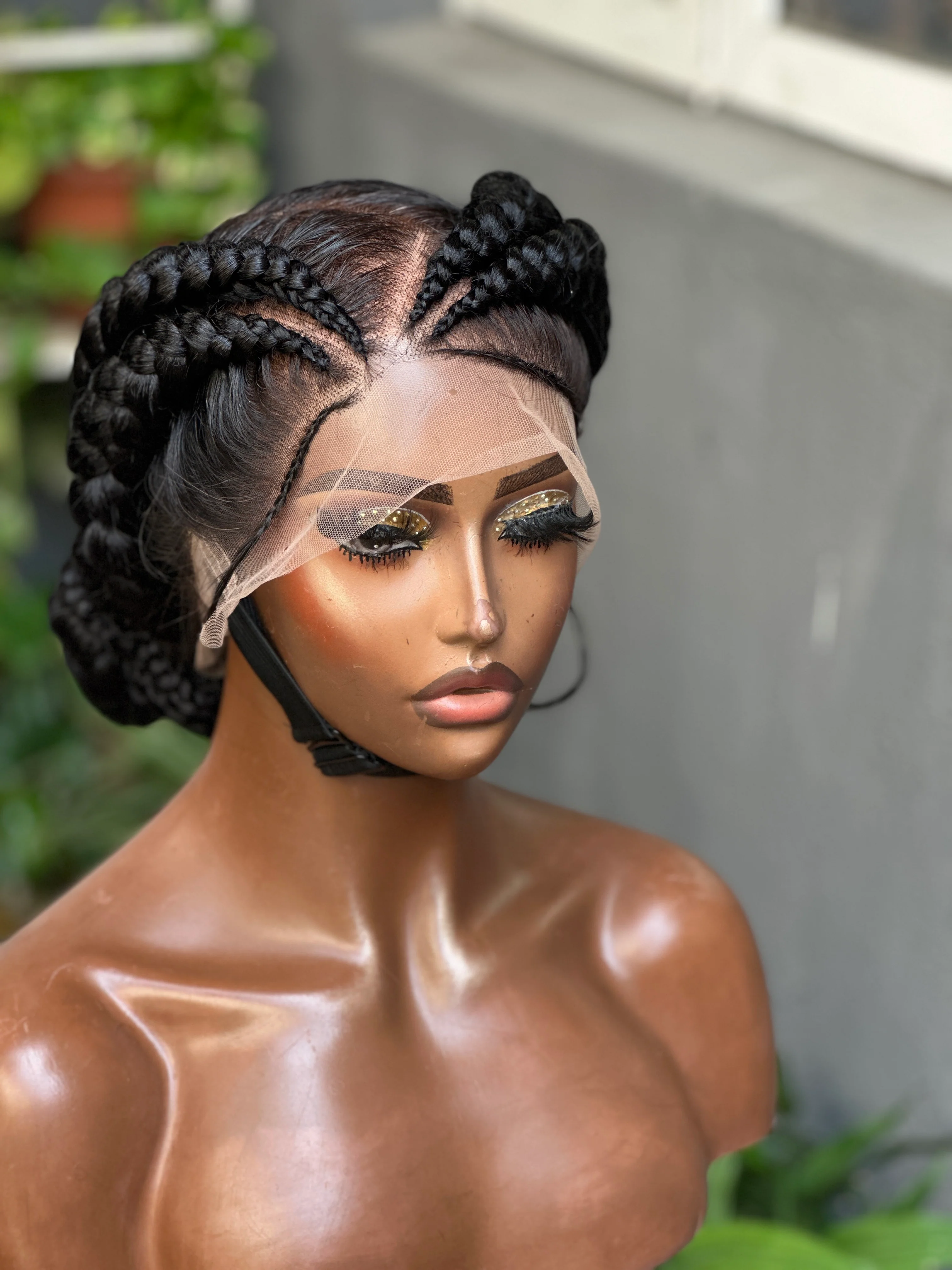 Jodie unit - stitch braids cornrow wig - Airhomei