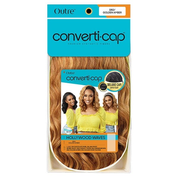 Outre Converti Cap Synthetic Hair Wig - HOLLYWOOD WAVES - Airhomei