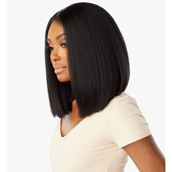 Sensationnel Kinky Edges Kinks & Co 13x6 HD Lace Front Wig - 13x6 KINKY BOB 14
