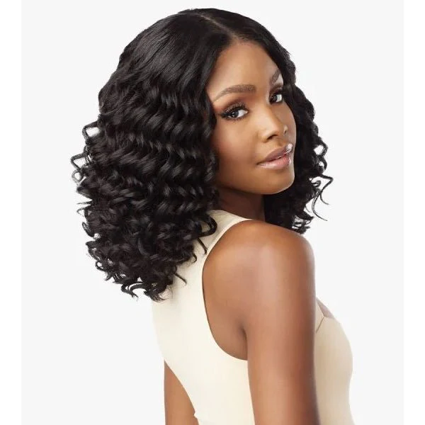 Sensationnel Kinky Edges Kinks & Co Y-Part Lace Wig - KINKY SPIRAL CURL 14 - Airhomei