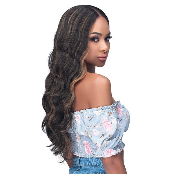 Bobbi Boss Designer Mix Human Hair Blend HD Lace Wig - MOGL100 MINA - Airhomei