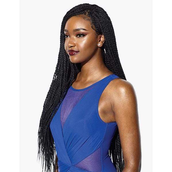 Sensationnel Cloud9 Ruwa 4x4 Swiss Braided Lace Front Wig - SENEGAL TWIST 32