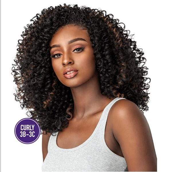 Sensationnel Instant Weave Curls Kinks & CO Synthetic Half Wig - CURLY 3B-3C SHOW STOPPER - Clearance - Airhomei