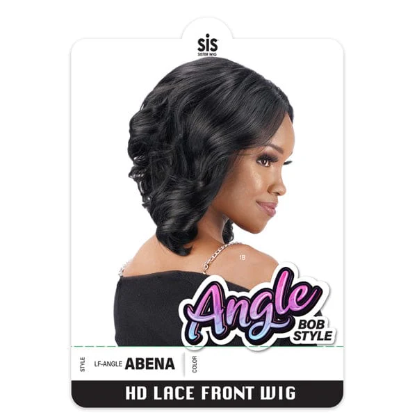 Zury Sis Synthetic Hair Angel Bob Style HD Lace Front Wig - ABENA - Airhomei