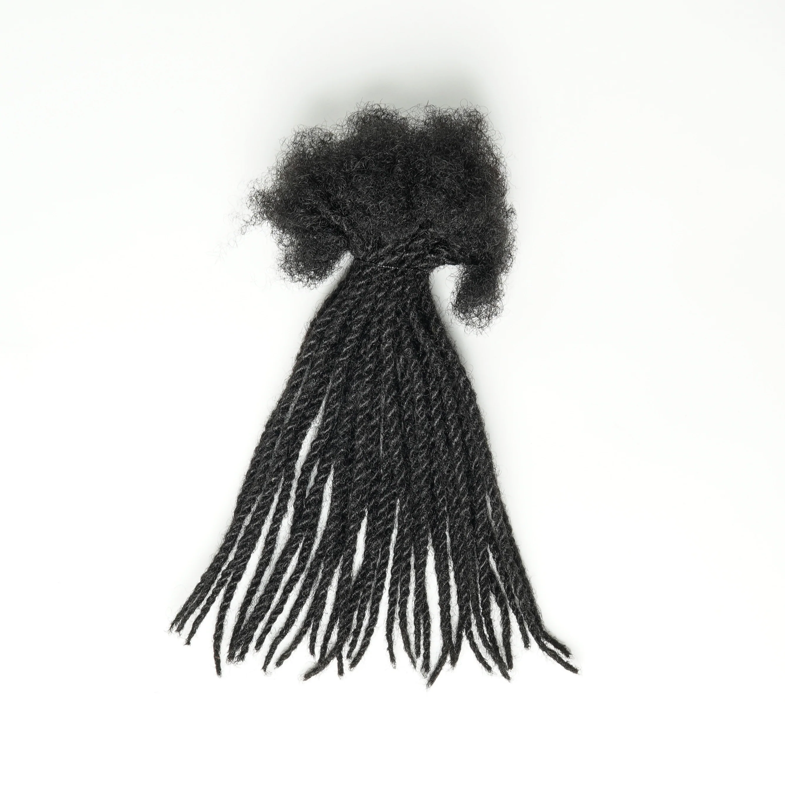 100% Human Hair Locs Extensions Handmade XSmall Width (0.4cm)  30 LOCS/Bundle - Airhomei