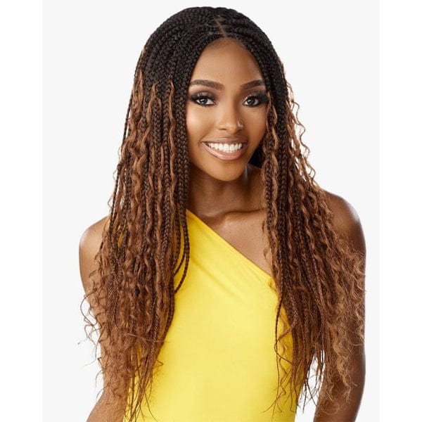 Sensationnel Cloud 9 4x4 Braid Lace Front Wig - MERMAID BOX BRAID 30�� - Airhomei