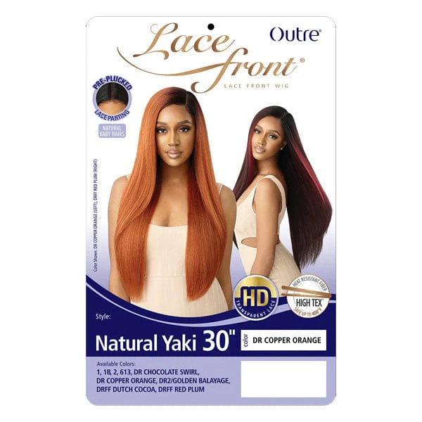 Outre Synthetic Swiss HD Lace Front Wig - NATURAL YAKI 30