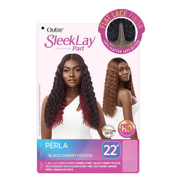 Outre Synthetic Sleeklay Part HD Lace Front Wig - PERLA - Airhomei