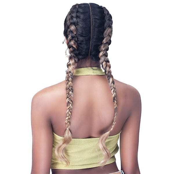 Bobbi Boss Synthetic Hair Natural Style Lace Wig - MLF627 DUTCH BRAID - Airhomei