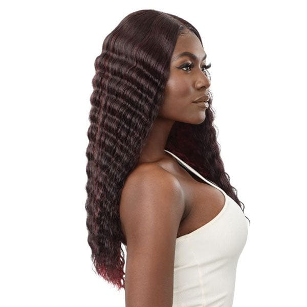 Outre Synthetic Sleeklay Part HD Lace Front Wig - PERLA - Airhomei