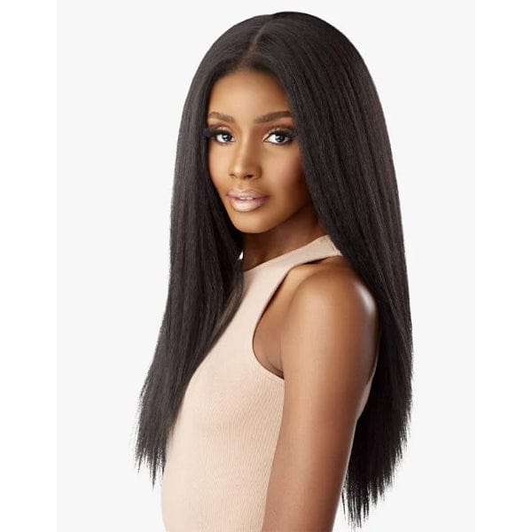 Sensationnel Kinky Edges Kinks & Co 13x6 HD Lace Front Wig - 13x6 KINKY STRAIGHT 24