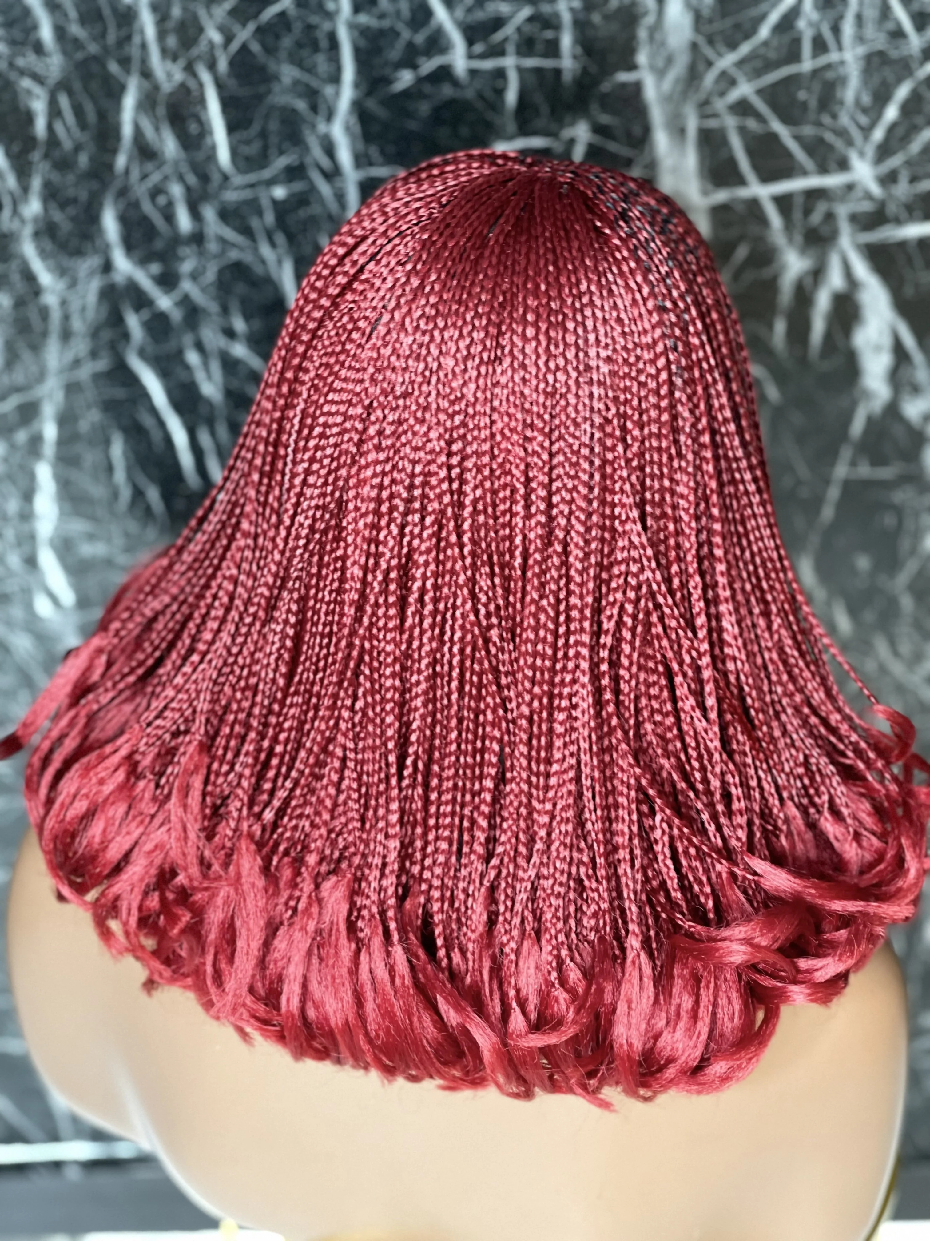 Asake Unit - Short Bob wig with Curled Tips - Airhomei