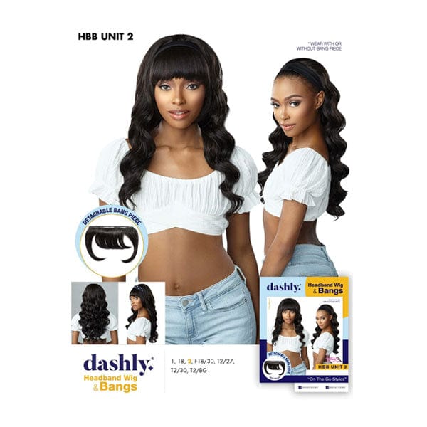Sensationnel Dashly Synthetic Headband Wig & Bangs - HBB UNIT 2 - Clearance - Airhomei