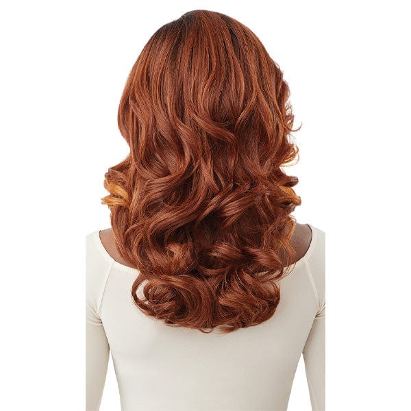 Outre Synthetic Sleeklay Part HD Lace Front Wig - ANTALIA - Airhomei