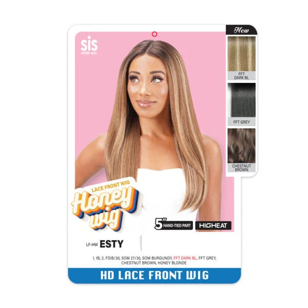 Zury Sis Honey Wig Synthetic HD Lace Front Wig - LF HW ESTY - Airhomei