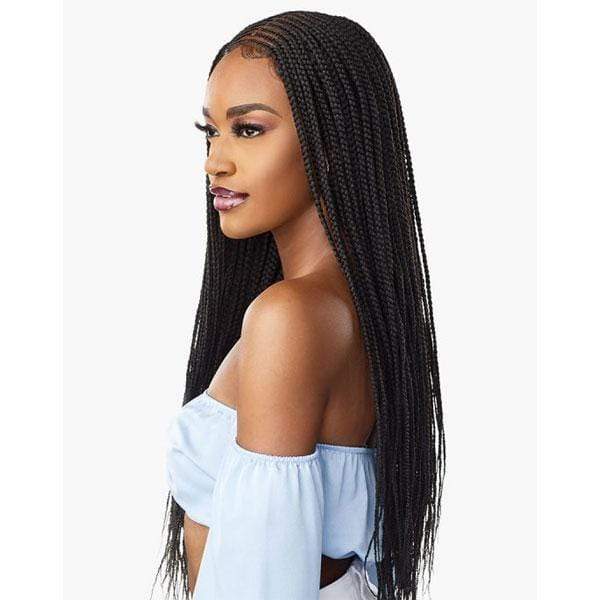 Sensationnel Cloud 9 4x5 Braid Lace Front Wig - CENTER PART FEED IN 28