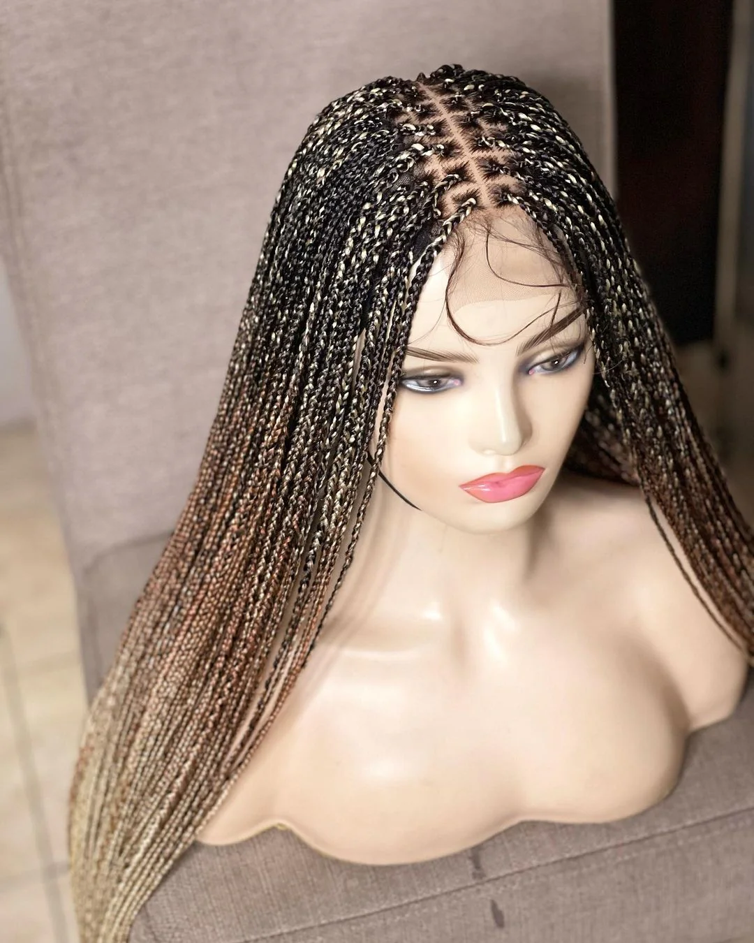 Ombre knotless braids - Airhomei
