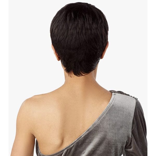 Sensationnel Empire Salt & Pepper 100% Human Hair Celebrity Series Wig - EVIE - Airhomei