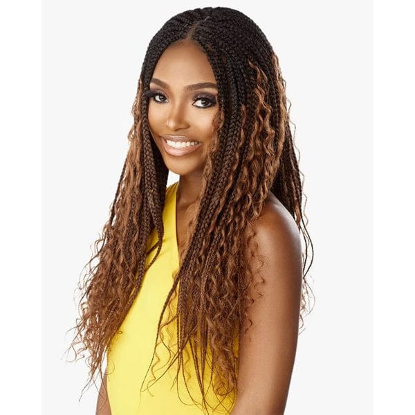 Sensationnel Cloud 9 4x4 Braid Lace Front Wig - MERMAID BOX BRAID 30�� - Airhomei
