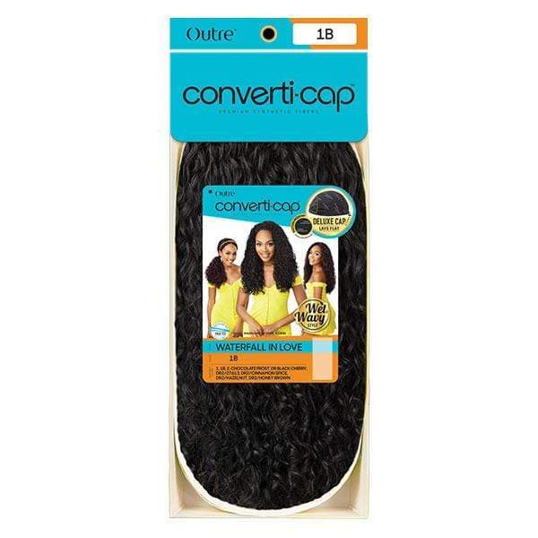 Outre Converti Cap Wet & Wavy Synthetic Hair Wig - WATERFALL IN LOVE - Airhomei