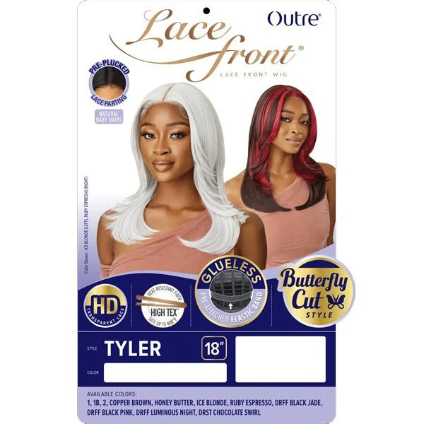 Outre Synthetic Swiss HD Lace Front Wig - TYLER - Airhomei