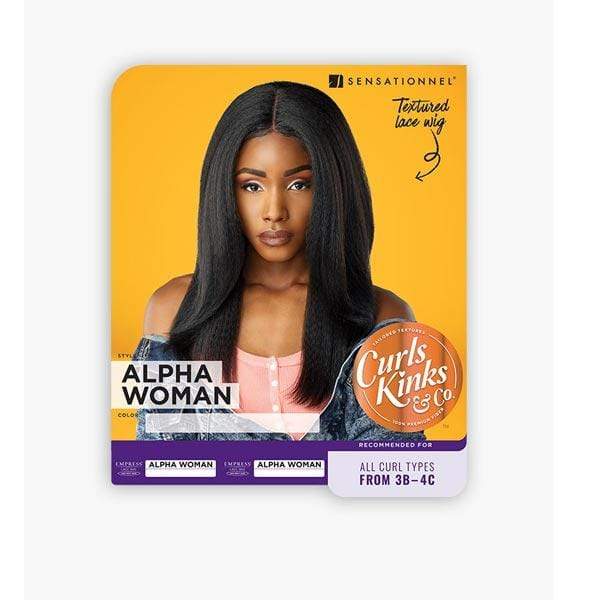 Sensationnel Empress Curls Kinks & Co Textured Lace Front Wig - ALPHA WOMAN - Airhomei